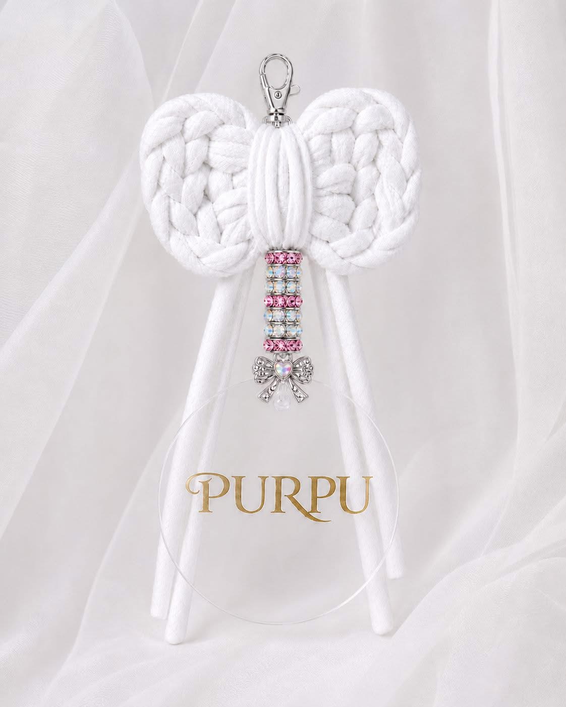 Porte-clé ailes au crochet